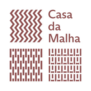 Logo Casa da malha. Text: Casa da Malha