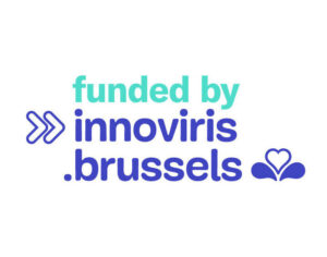 Logo Innoviris Brussels. Text: Funded by Innoviris.Brussels. redirects to Innovative Starter Award page on Innoviris.Brussel's website.