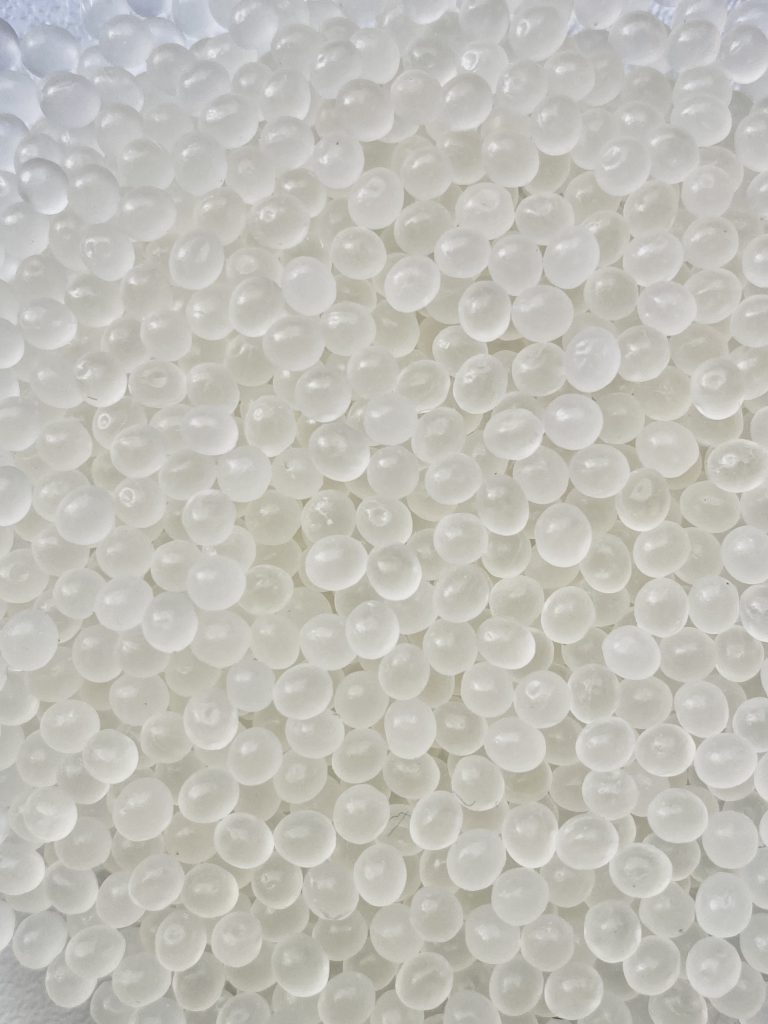 A pile of PLA pellets.