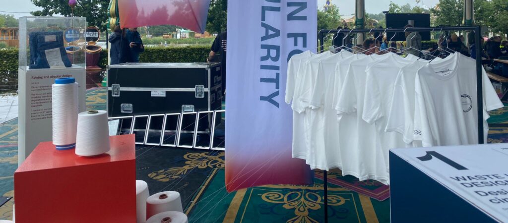 NOOSA® booth love tomorrow t-shirts yarns circular